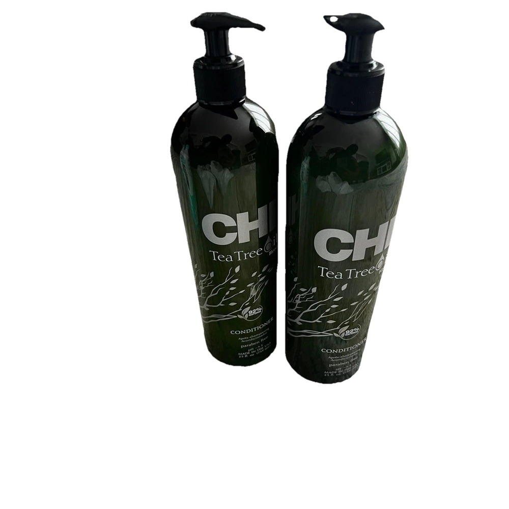CHI Tea Tree Oil CONDITIONER Replenish Moisturize Nourish Hair USA MADE 2 Pk